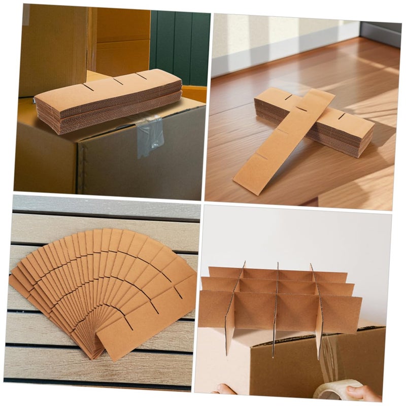 PRETYZOOM 48 Packing Dividers for Plates Glassware Fragile Items Cardboard Moving Box Inserts - Image 3